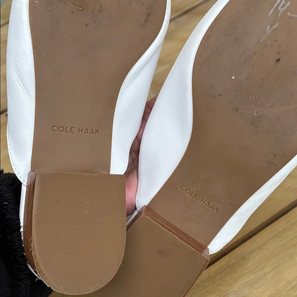 Cole Haan Women's Ivory Woven Clogs - Picture 5 of 5